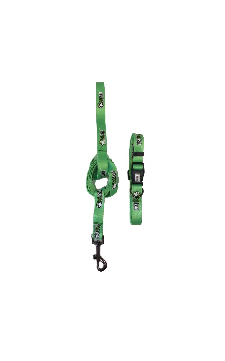 My Pet Pail Leash and Collar Set (Green)