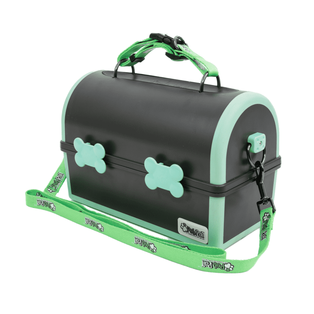 My Pet Pail® | All in One Travel Dog Bowl | Green & Black