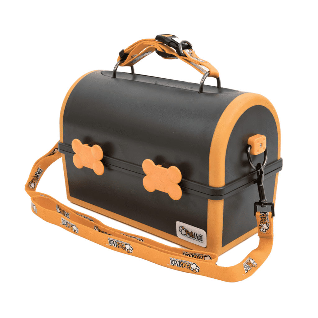 My Pet Pail® | All in One Travel Dog Bowl | Orange & Black